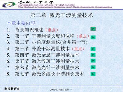 激光干涉測(cè)量技術(shù) 原理、應(yīng)用與服務(wù)支持